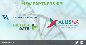 Partnership announcement VentureValuation/Biotechgate with ALLISNA